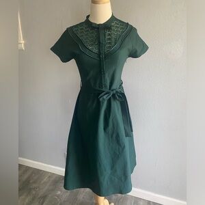 Miss May vintage inspired  green dress